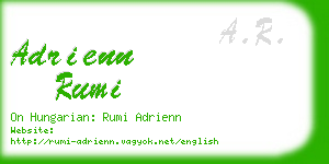 adrienn rumi business card